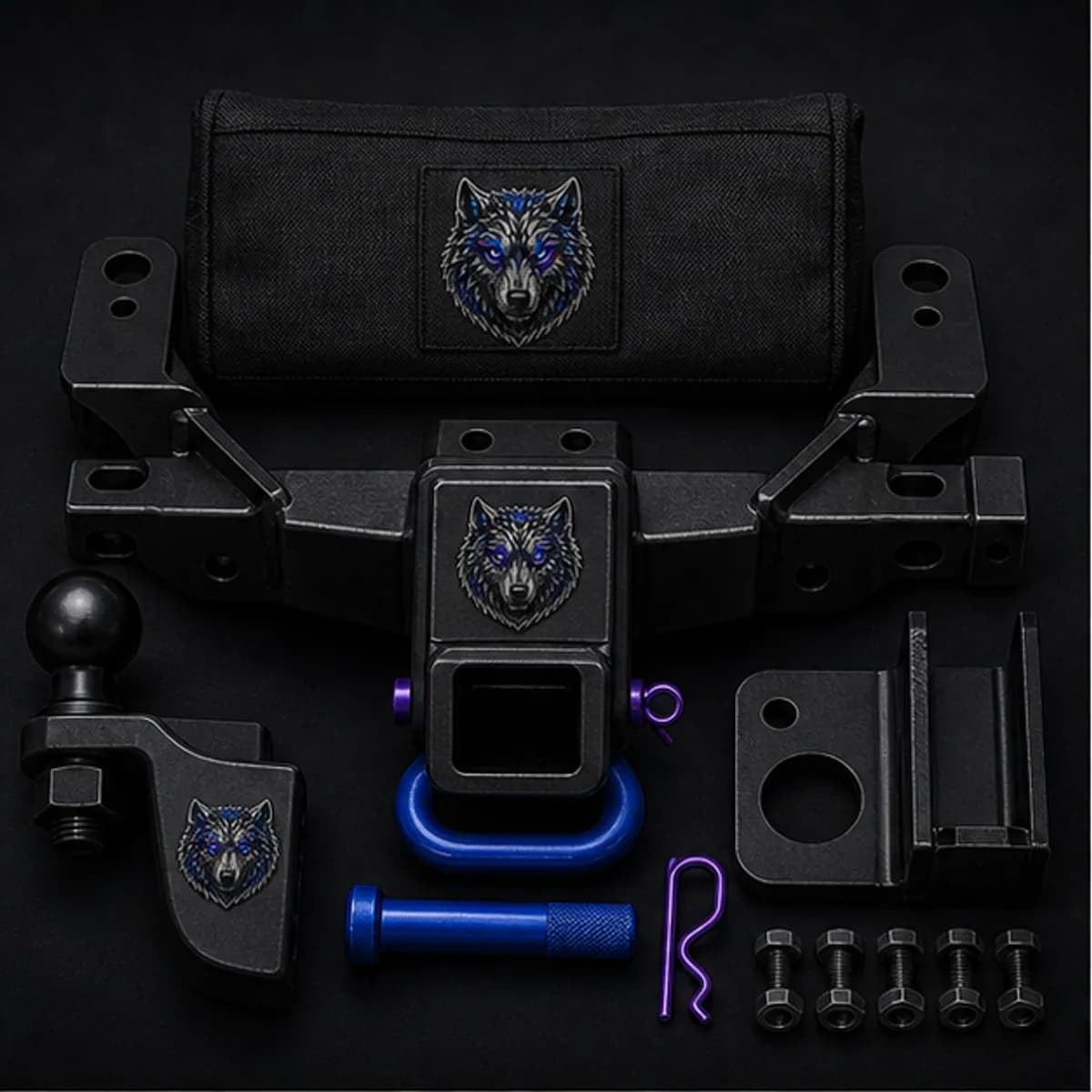 Towing 4x4 accessories | Wolfpack 4x4 Wolfpack tow hitch kit product render