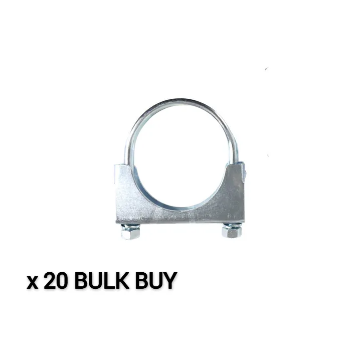 Pack of 20 - U-Bolt Clamp Zinc Plated, Suits 1 1/2in (38mm) OD Flare, On 1 3/8in (35mm) OD Tube product image