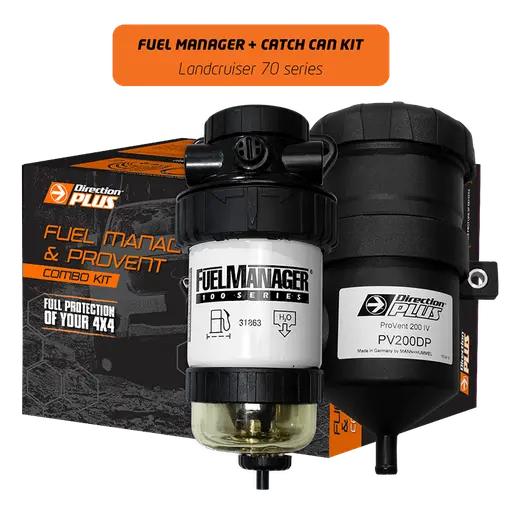 Toyota Landcruiser VDJ 70 Series Fuel Manager Fuel Filter & ProVent Catch Can Kit, 2018 on product image