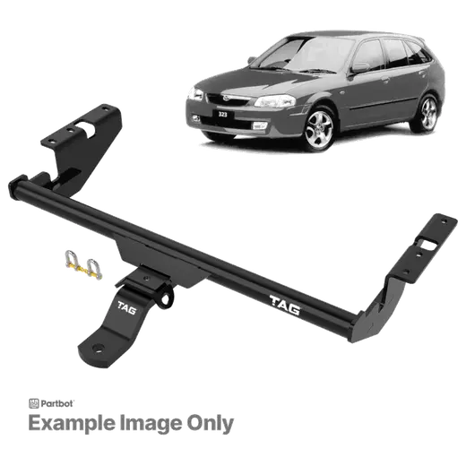 TAG Standard Duty Towbar & Universal Wiring for Mazda 323 (08/1989 - 1 product image