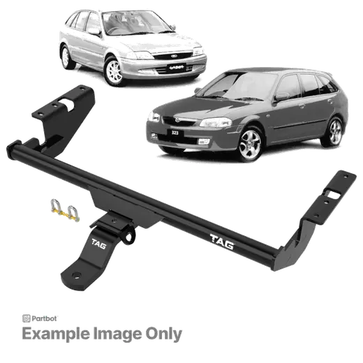 TAG Standard Duty Towbar and Universal Wiring Harness for Ford Laser ( product image