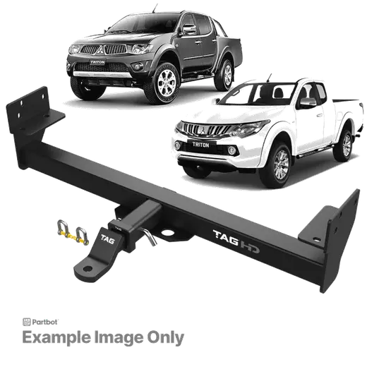 TAG Heavy Duty Towbar for Mitsubishi Triton ML MN No Rear Bumper Step product image