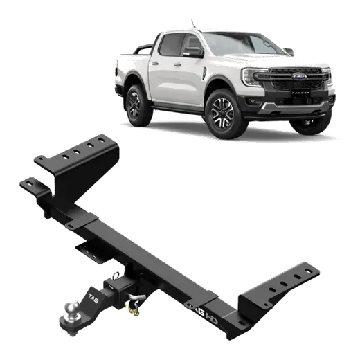 TAG Heavy Duty Towbar & Direct Fit Wiring for Next-Gen Ford Ranger (01 product image