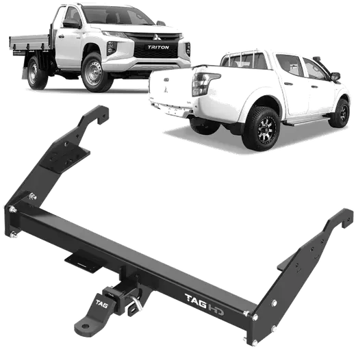 TAG Heavy Duty Towbar & Direct Fit Wiring for Mitsubishi MR Triton Mod product image