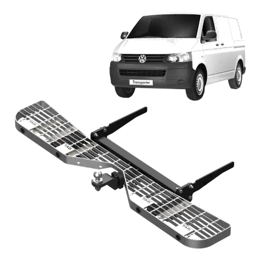 TAG Rear Step, Towbar & Wiring for Volkswagen Transporter T6 Van (09/2 product image