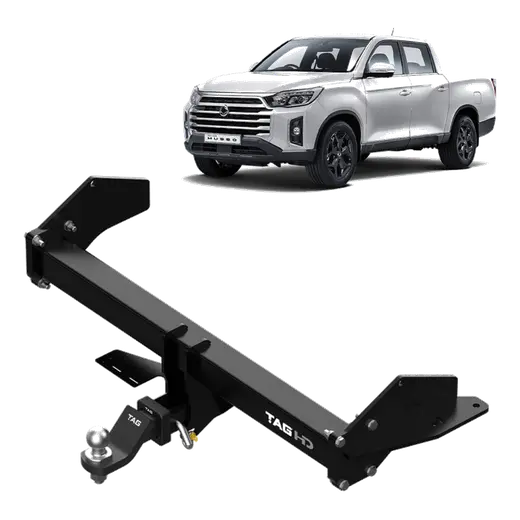 TAG Heavy Duty Towbar & Direct Fit WIring for Ssangyong Musso (03/2019 product image