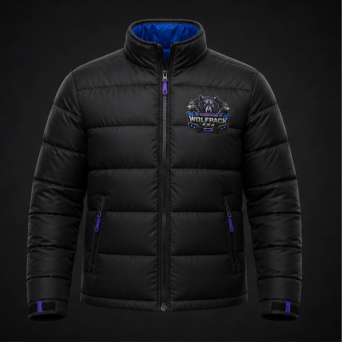 Alpine Puffer Jacket front product concept