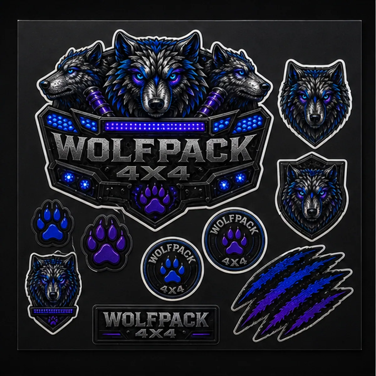 Badge Decal Pack front product concept