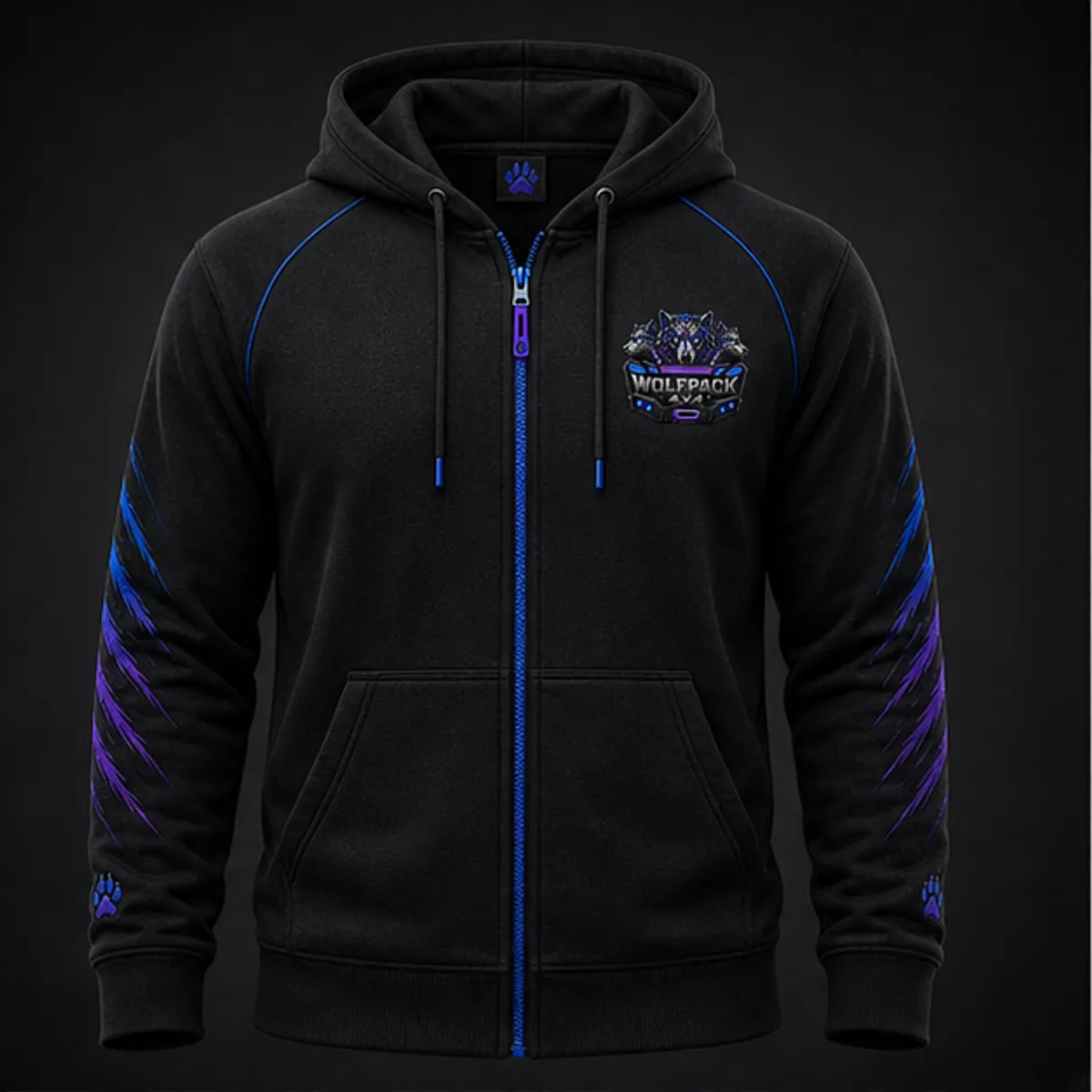 Garage Zip Hoodie front product concept